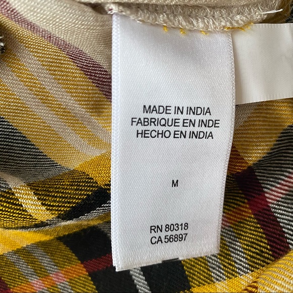 NWT - Women’s Lucky Brand Plaid Button Down Shirt - Picture 7 of 10